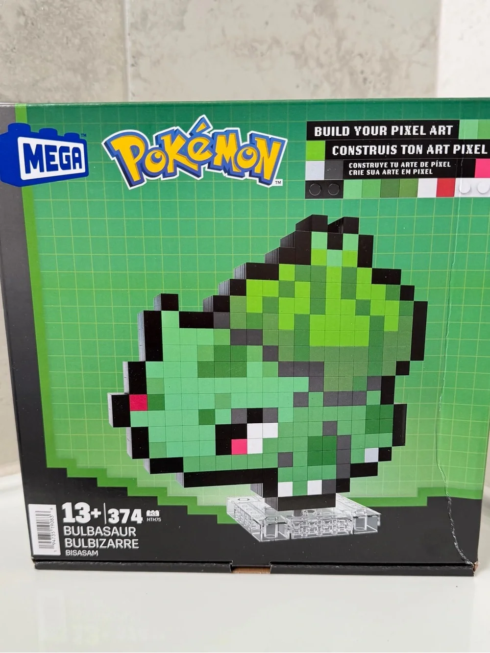 Mega Pokémon Pixel Bulbasaur Building Toy Kit - 374 pc